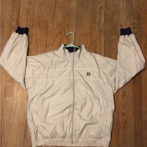 Vintage Wilson Men's Light Tan Windbreaker
